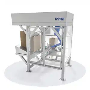 formadora de cajas con brazo robotico